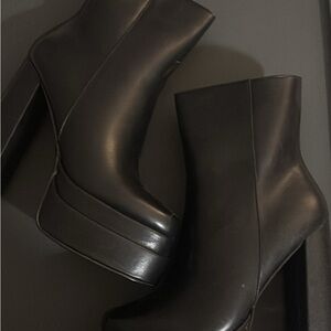 Black Platform Ankle Boots Azalea Wang